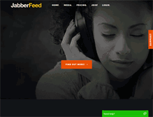 Tablet Screenshot of jabberfeed.com